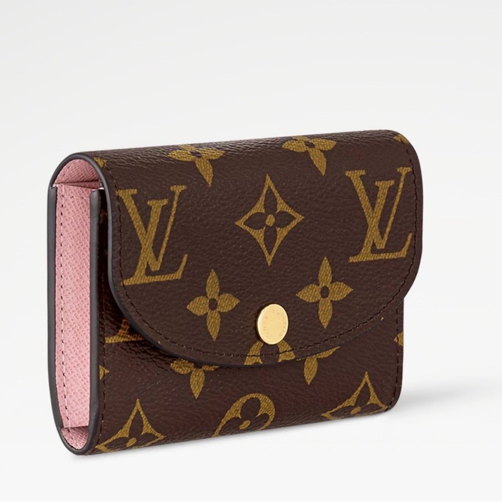 Louis Vuitton Brown Monogram Compact Wallet im willing to trade